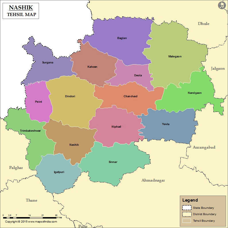 Nashik District Map